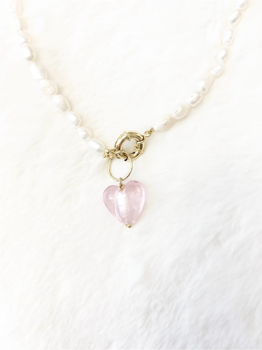 Petit Moments x Revolve Lisa Necklace in Pink - Picture 8 of 9